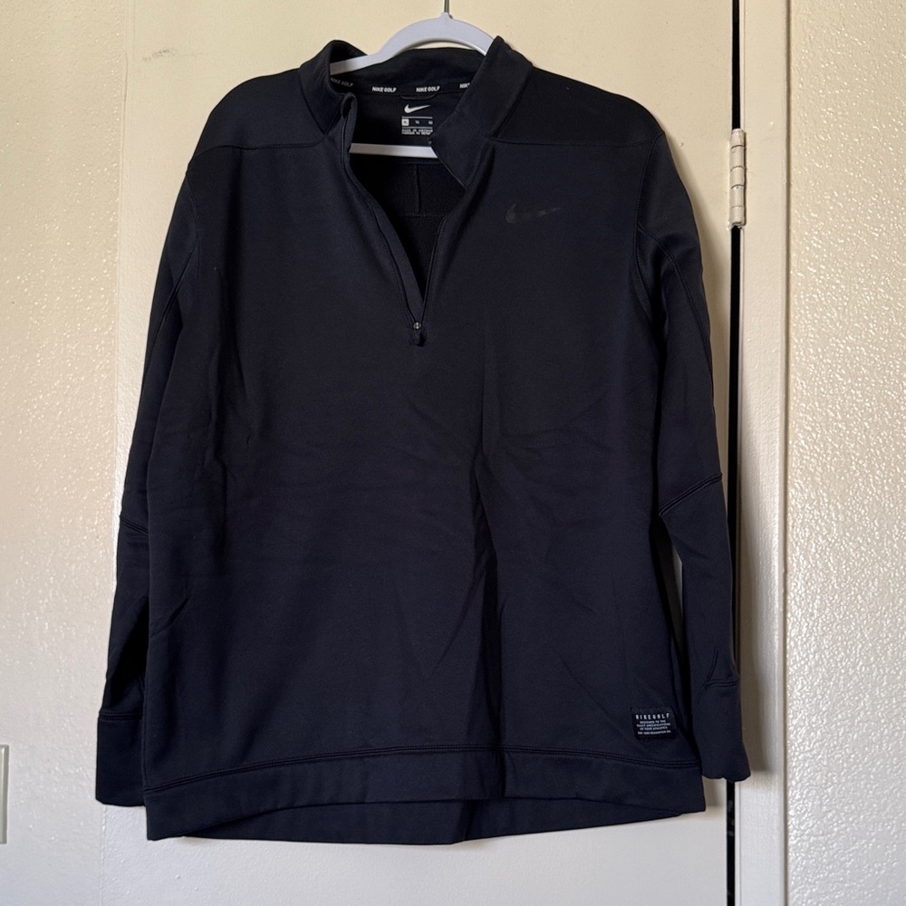 Nike Men's Black Half-Zip Jacket